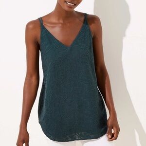 Loft Floral Embroidered Strappy Tank